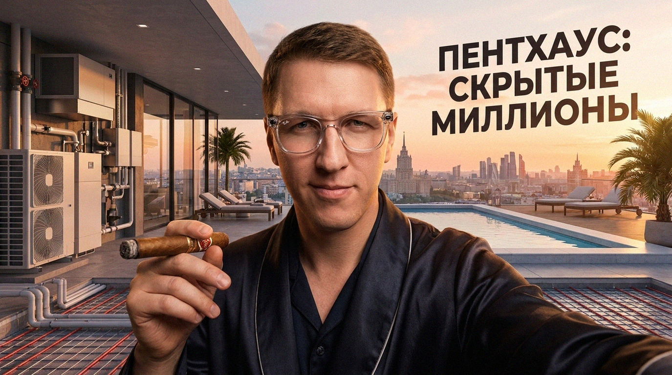 Пентхаус с террасой: что заложить в смету на инженерию после покупки