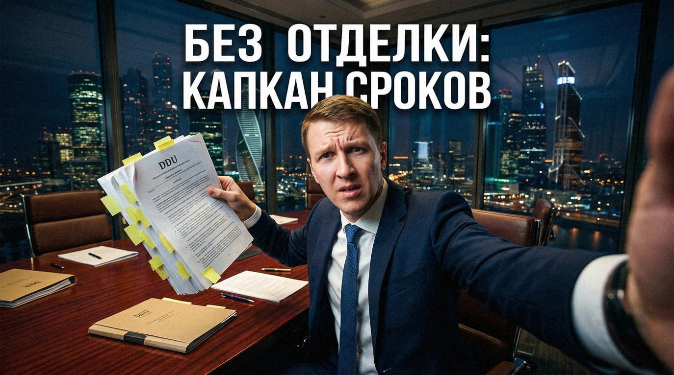 Квартиры бизнес-класса без отделки: стратегия или капкан по срокам?