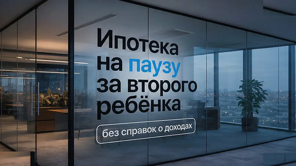 Семья берёт ипотечные каникулы за второго ребёнка на новостройке