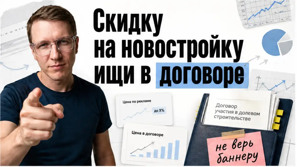 Покупатель выбивает скидку на новостройку в августе