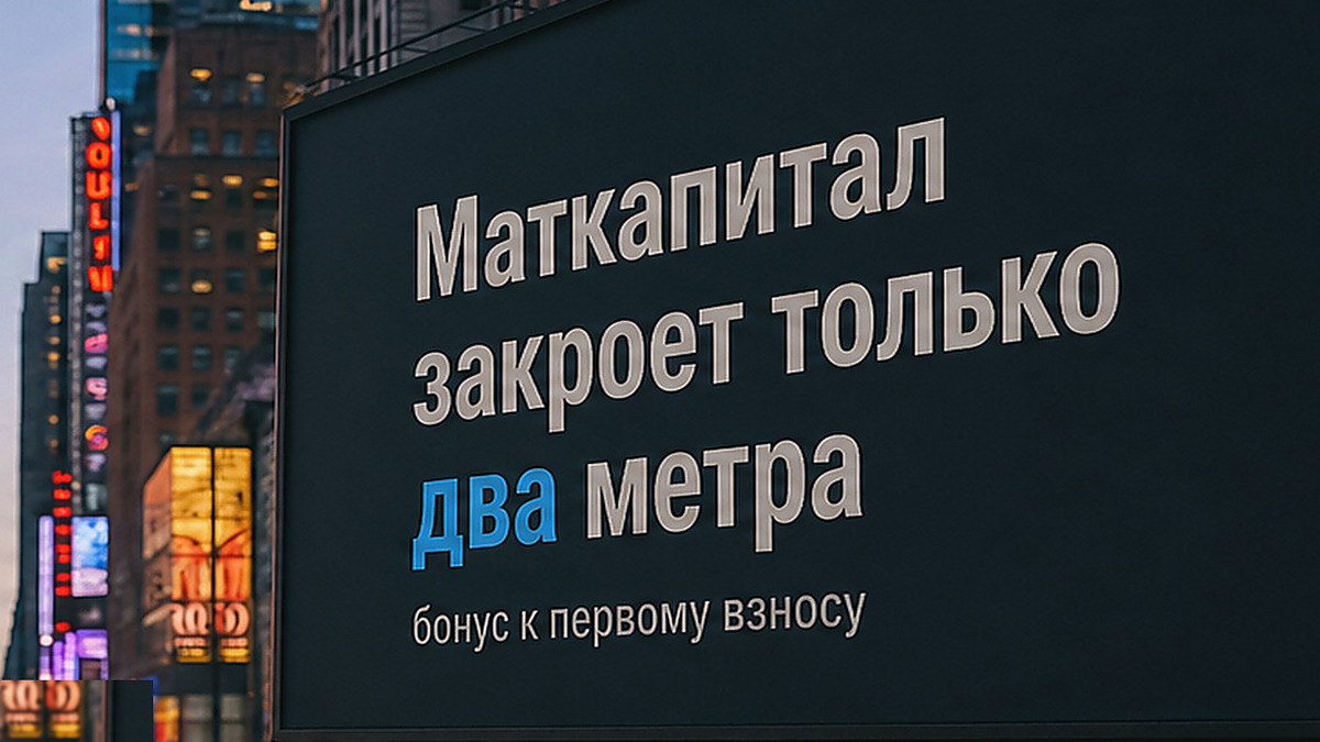 Маткапитал покрывает два метра московской новостройки