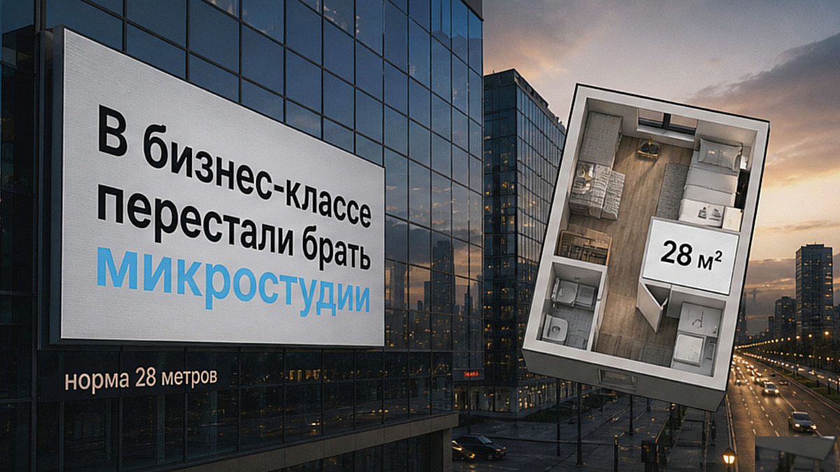 Покупатель бизнес-новостройки уходит от микростудий
