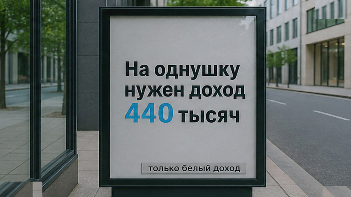 Ипотека на однушку в московской новостройке требует доход 440 тысяч