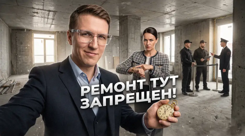 Ремонт в клубном доме: ограничения по шуму, срокам и доступу бригад