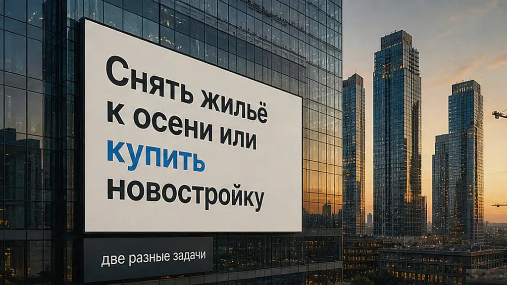 Аренда к учебному году не заменяет покупку новостройки