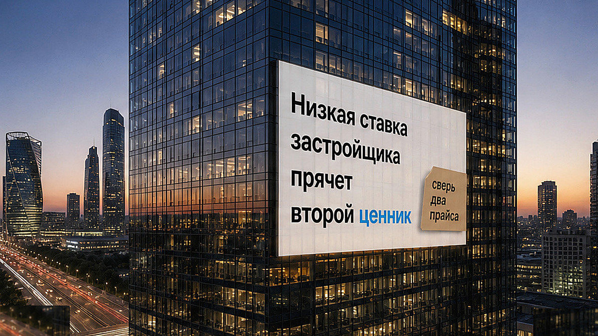 Субсидия ипотеки от застройщика ставит второй ценник на новостройку