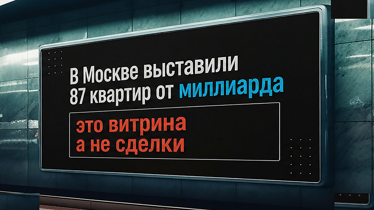 Новостройки Москвы нарастили лоты от миллиарда уже до 87