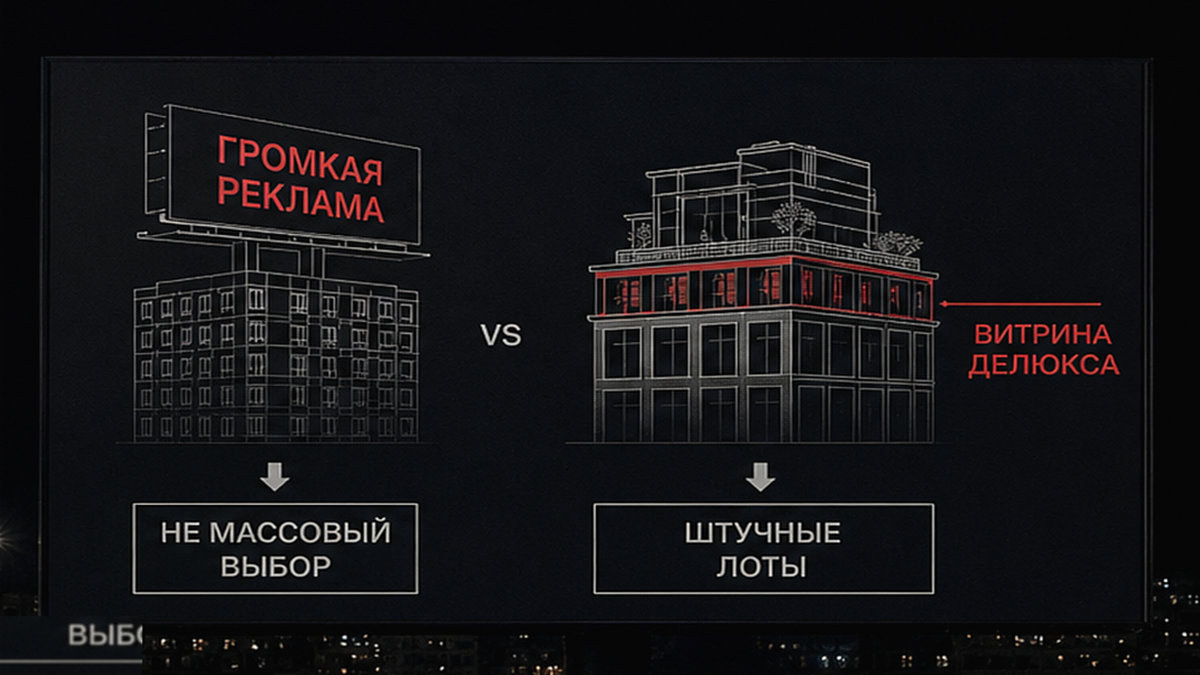 Сравнение громких рекламных заявлений и реального объёма предложения делюкса