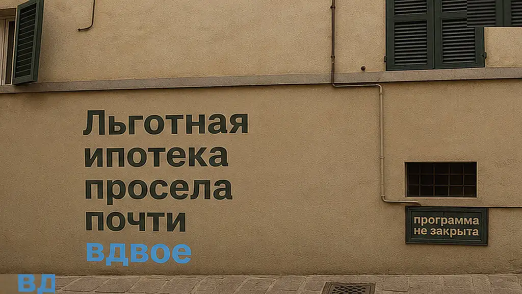 Выдача льготной ипотеки на новостройку сжалась почти вдвое к июню
