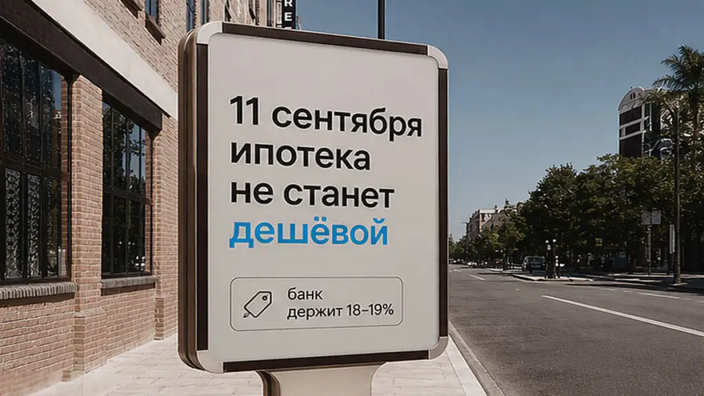 Заседание ЦБ 11 сентября не удешевит ипотеку на новостройку