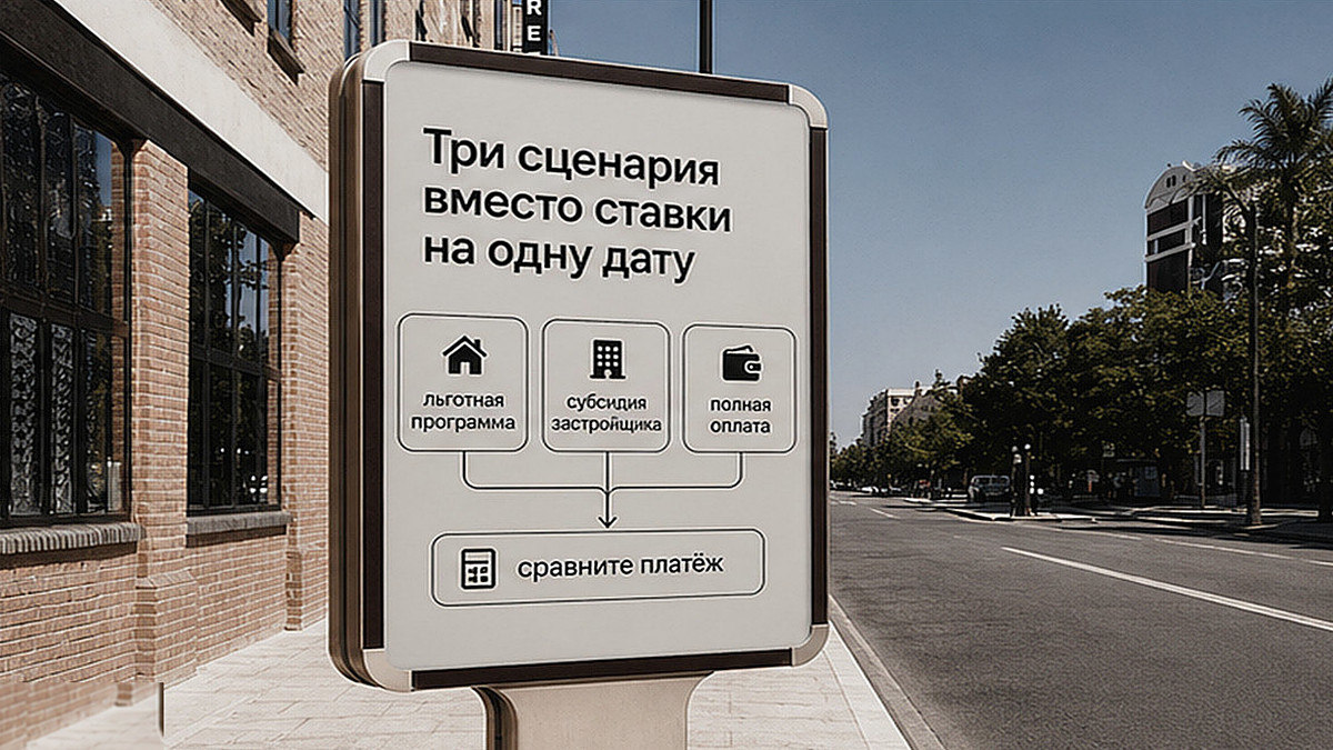 Три сценария оплаты новостройки вместо ожидания снижения ставки