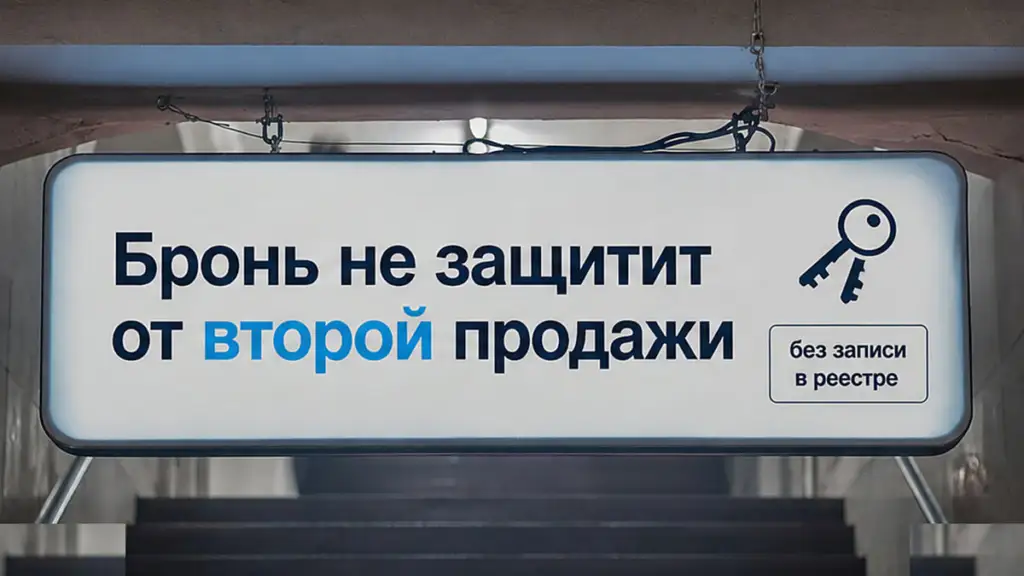 Предварительный ДДУ не защищает бронь от второй продажи