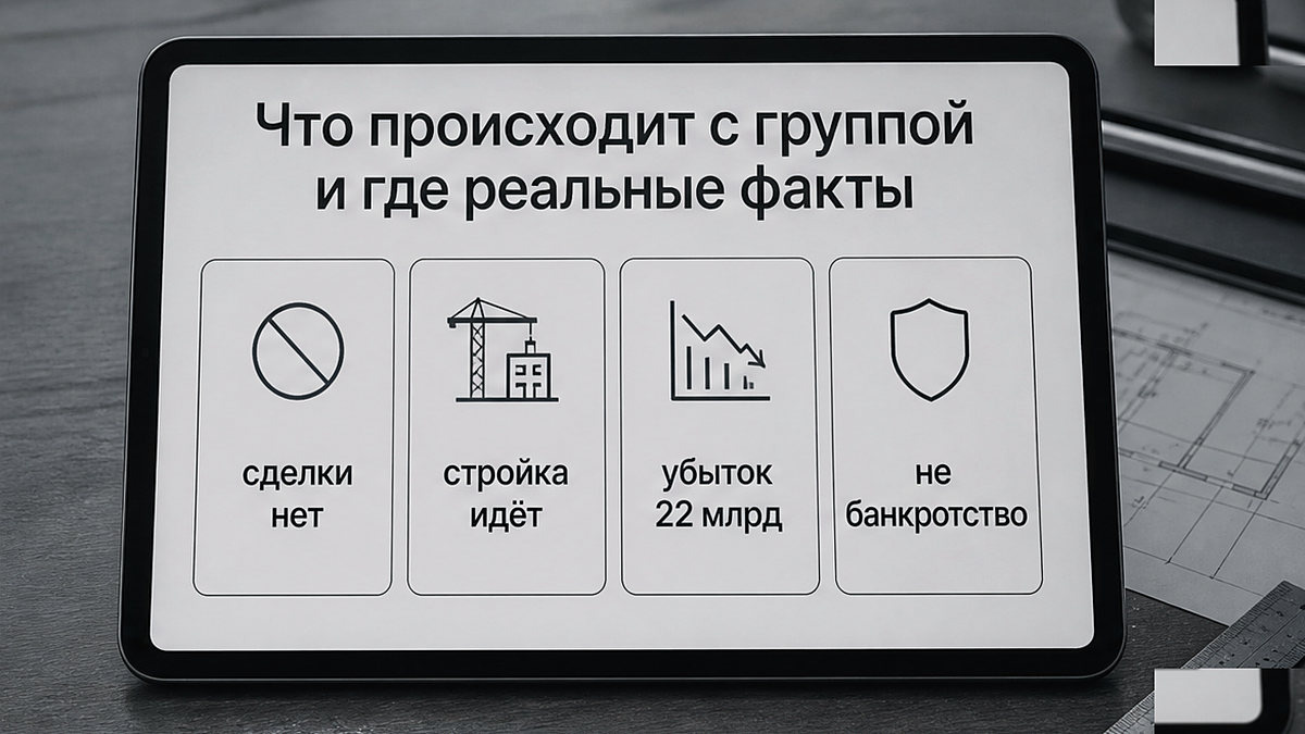 Факты о группе Самолёт: переговоры, стройка, убыток и отсутствие банкротства