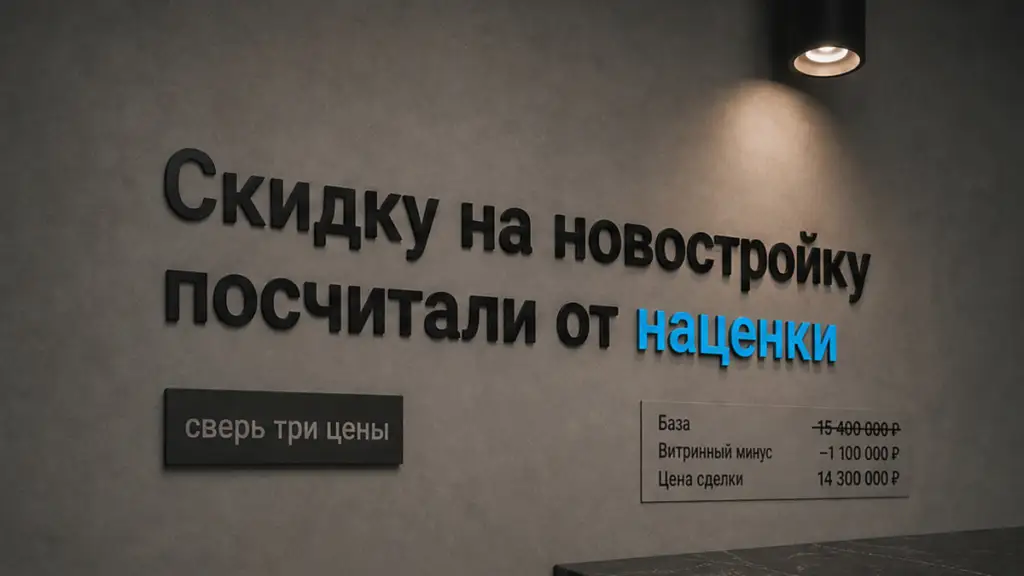 Застройщик зашивает скидку новостройки в зачёркнутую цену метра