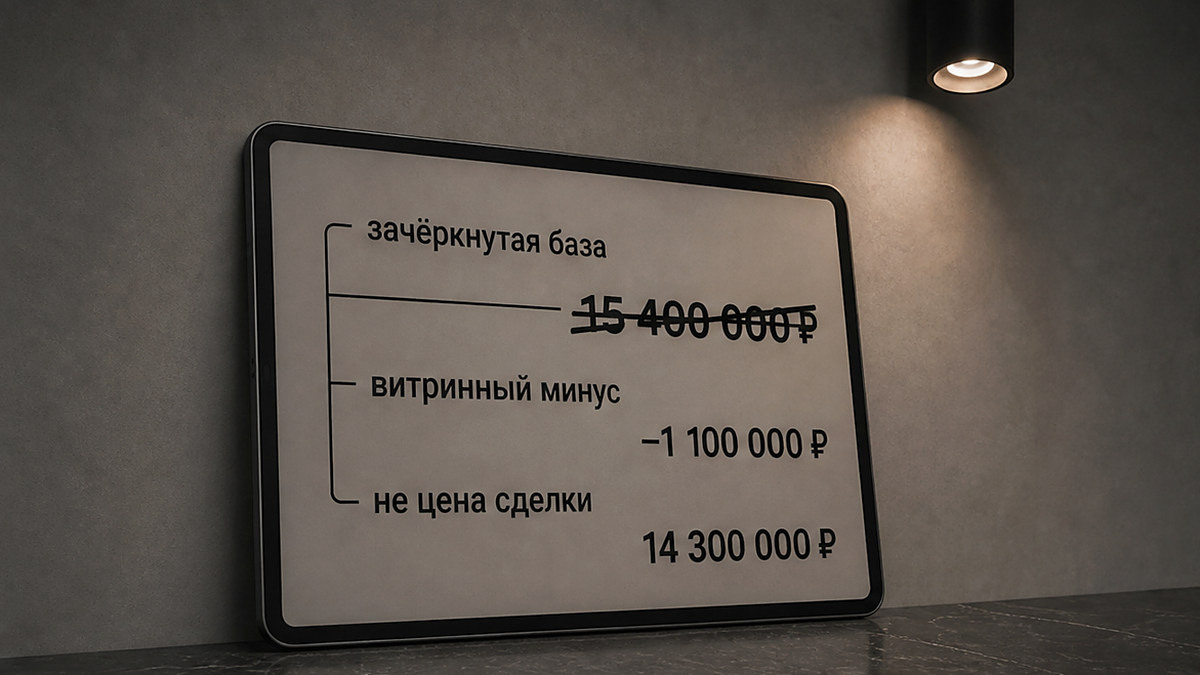 Почему зачёркнутая база в прайсе — не реальная цена сделки