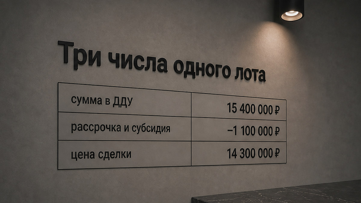 Три цены одного лота: ДДУ, рассрочка и субсидированная ипотека