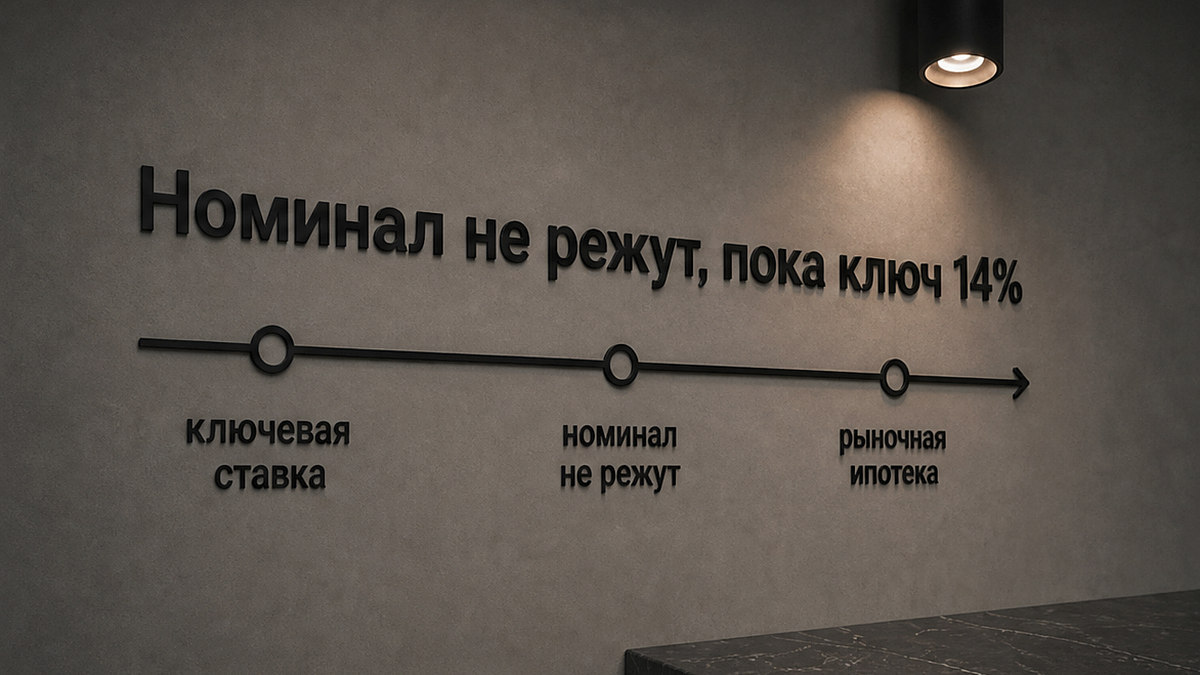 Почему номинал скидки не падает при ключевой ставке 14%