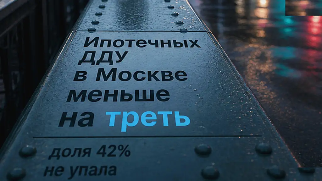 Ипотечные ДДУ Москвы теряют треть при неизменной доле 42%