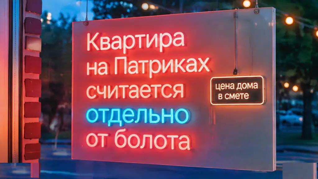 Квартира на Патриках отделяет цену дома от Козьего болота