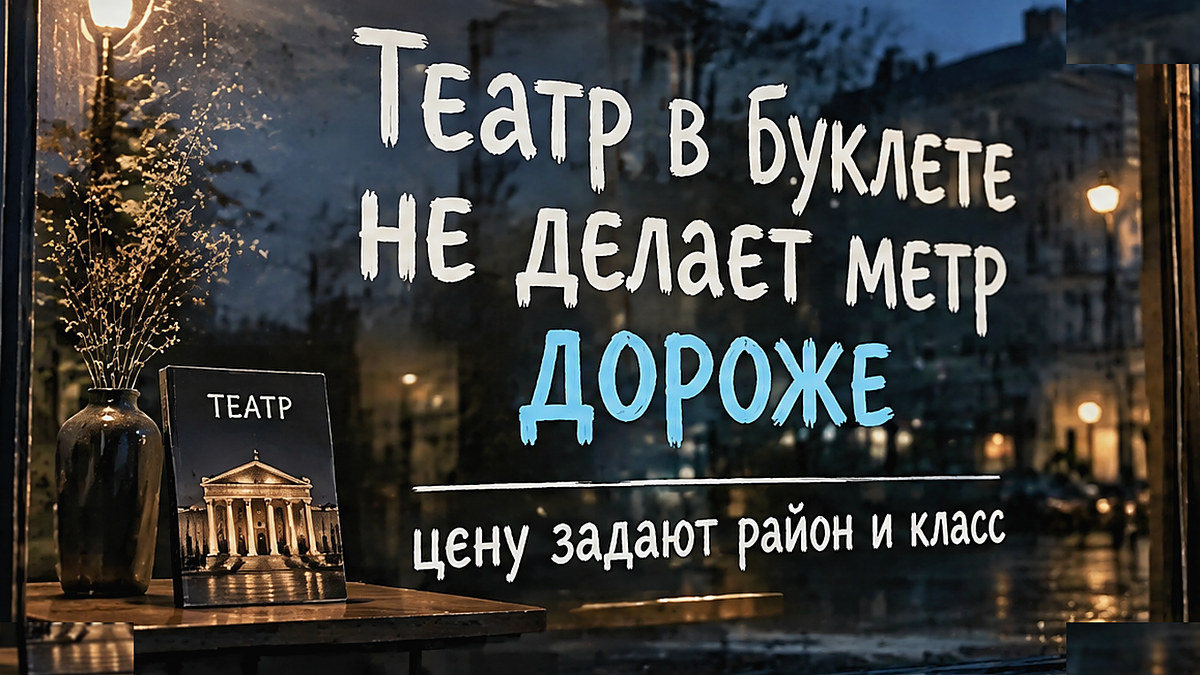 Большой театр в рекламе новостройки не поднимает цену метра в Москве