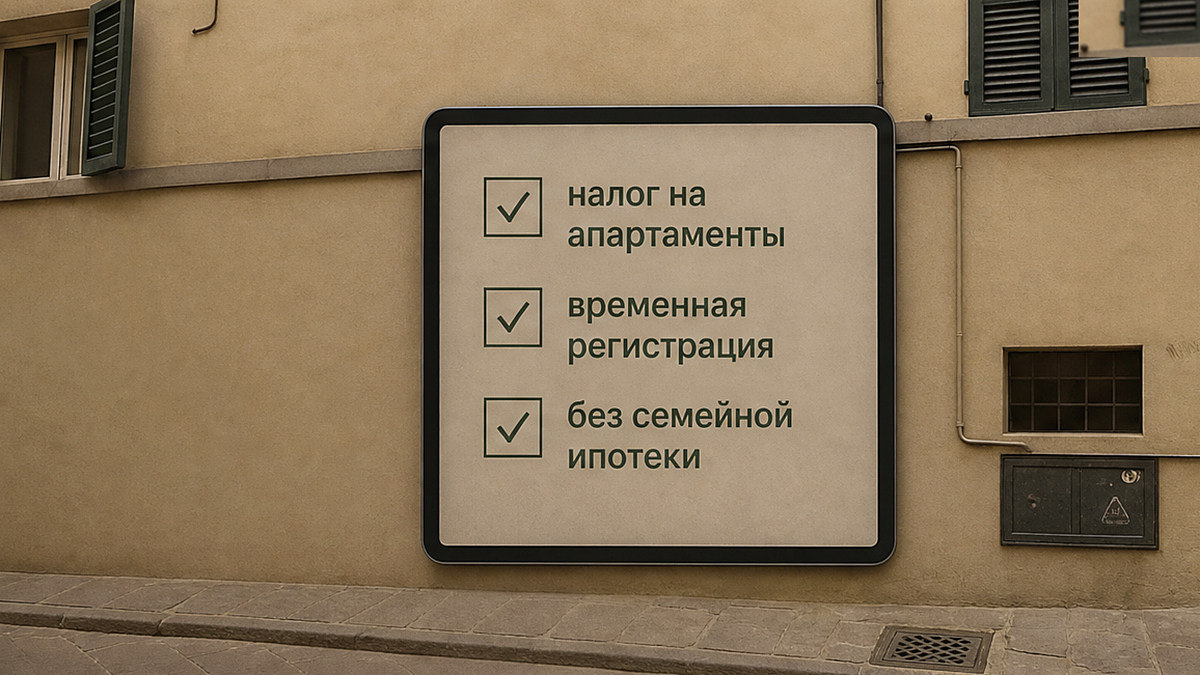 Чеклист особенностей апартаментов: налог, регистрация и ипотека