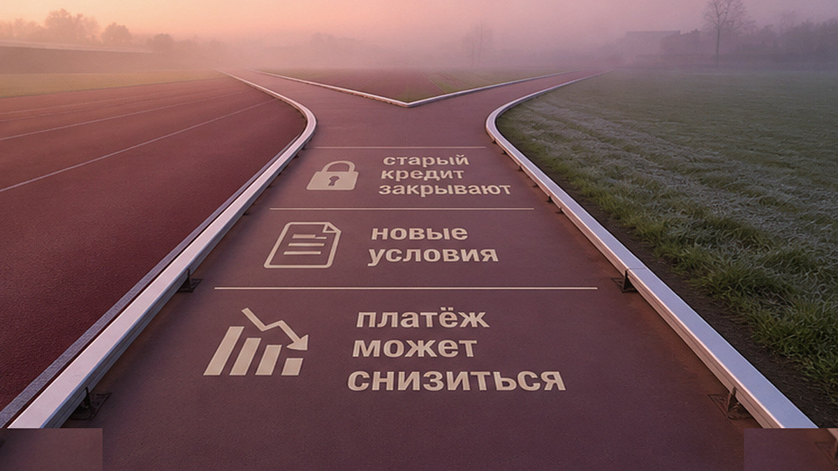 Схема замены старого кредита новыми условиями