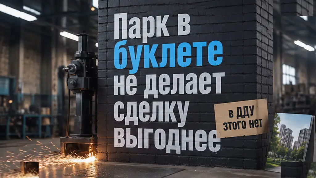 Парк в брошюре новостройки Москвы расходится с выгодной сделкой