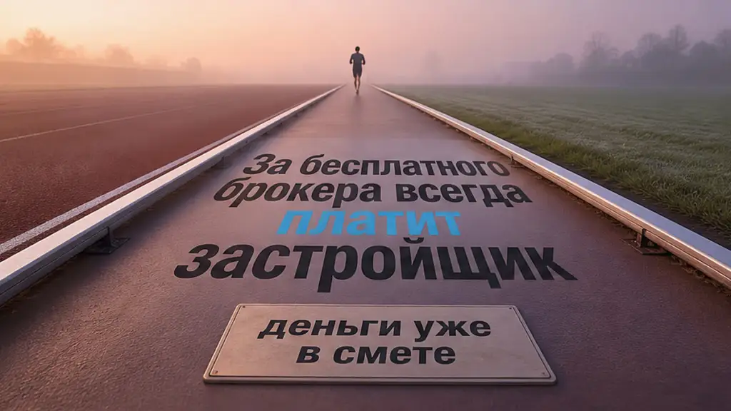 Бесплатный брокер новостройки получает комиссию от застройщика