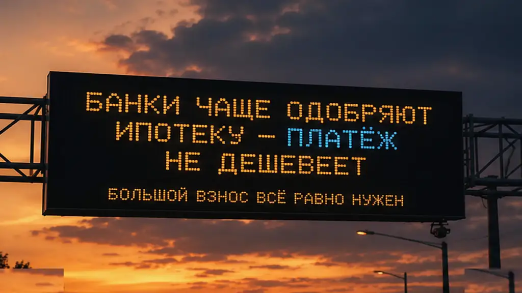 Банки одобряют рыночную ипотеку чаще, платёж за новостройку не падает