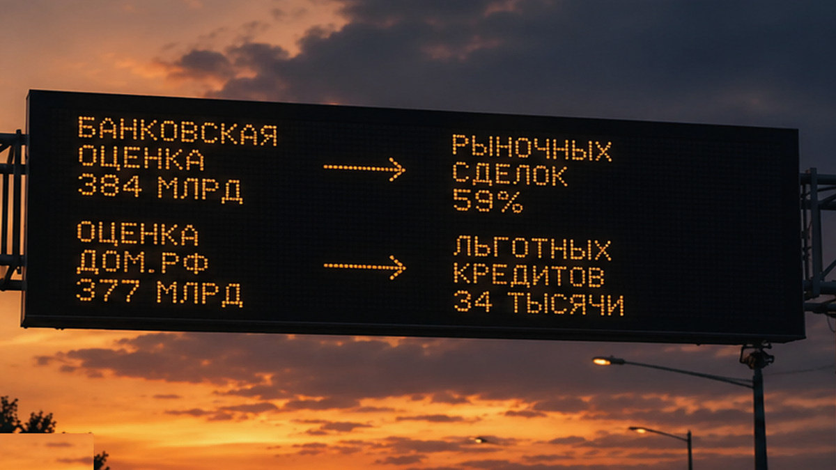 Сравнение двух оценок ипотечного рынка за август