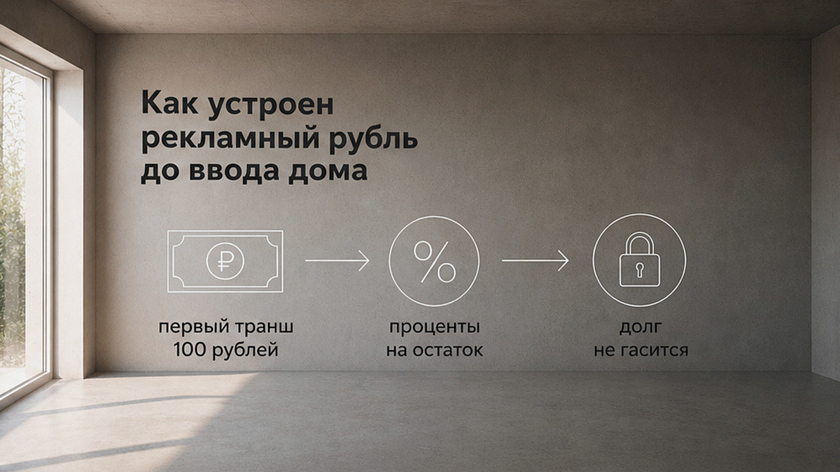 Схема: как устроен рекламный рубль до ввода дома