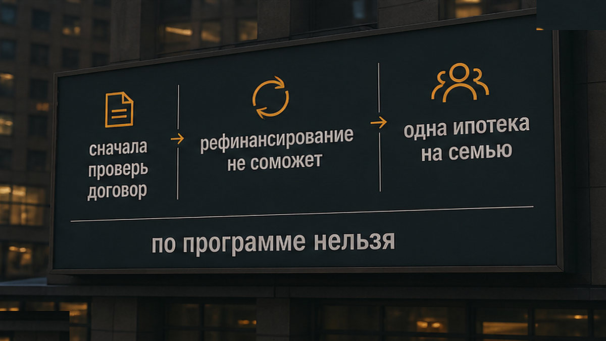 Проверка договора и ограничений перед расчётом семейной ипотеки