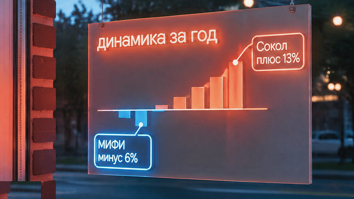 Годовая динамика аренды у кампусов — без премии за рейтинг вуза