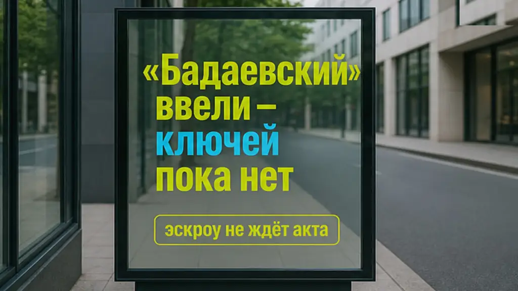 Премиум-ЖК «Бадаевский» получает ввод первой очереди без ключей