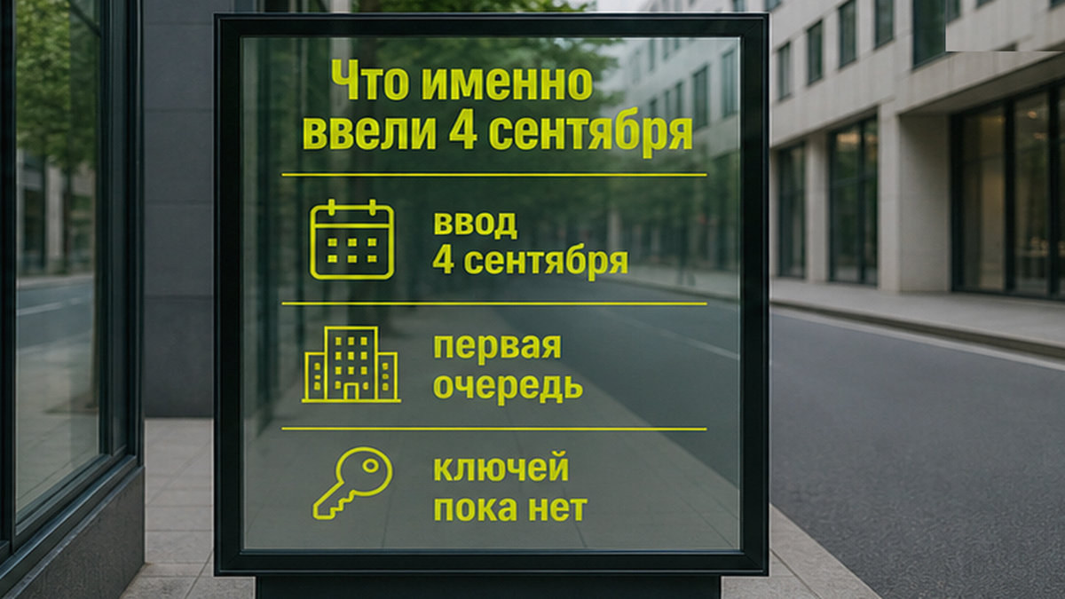 Схема ввода первой очереди ЖК «Бадаевский» 4 сентября