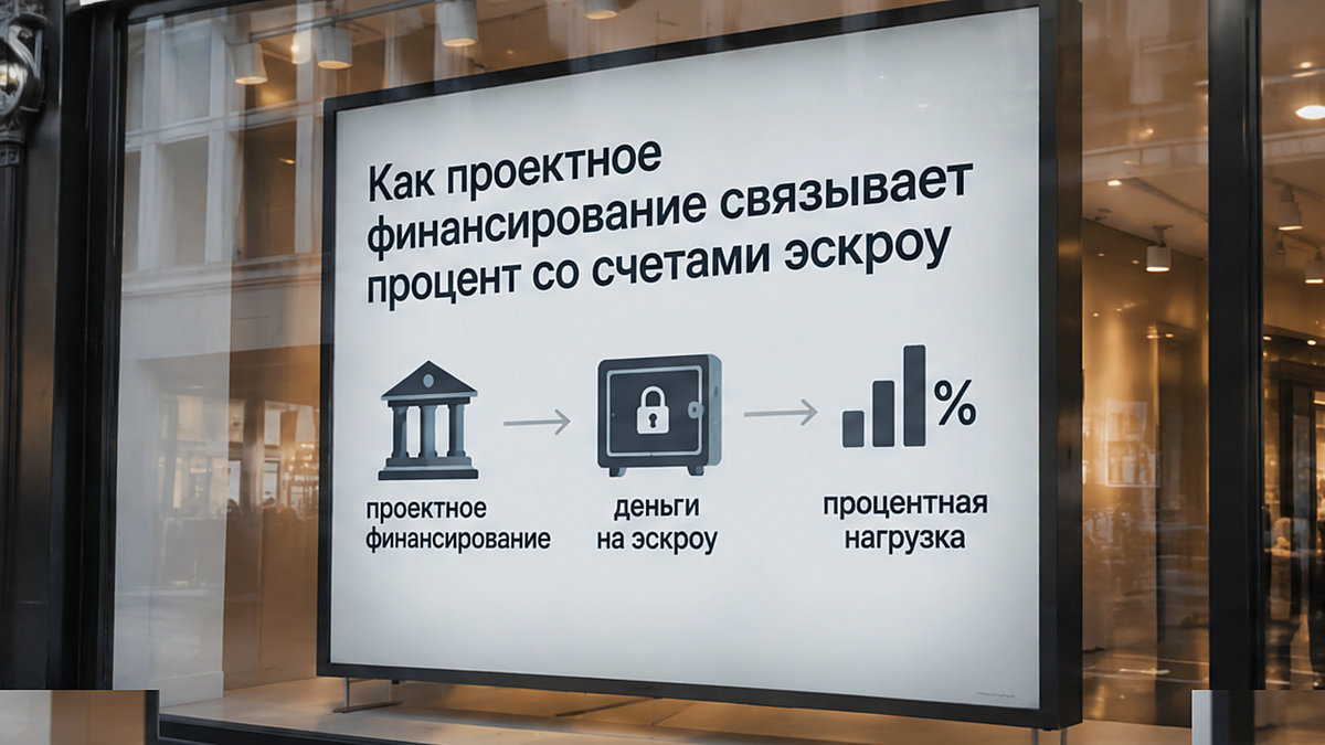 Схема: проектное финансирование, эскроу и процентная нагрузка