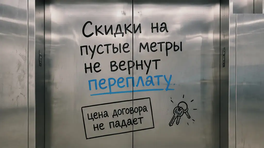 Скидки на пустые квартиры в новом доме не возвращают переплату