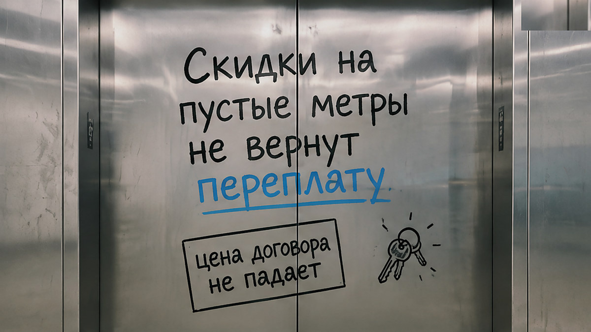Скидки на пустые квартиры в новом доме не возвращают переплату