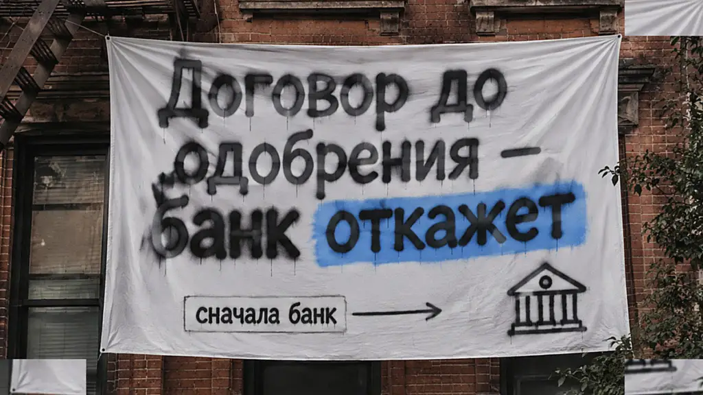 Банк откажет в ипотеке, если договор новостройки до одобрения — ДЕНЬГИ