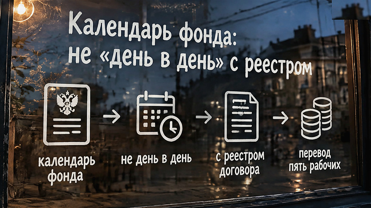 Календарь выплаты маткапитала после регистрации договора