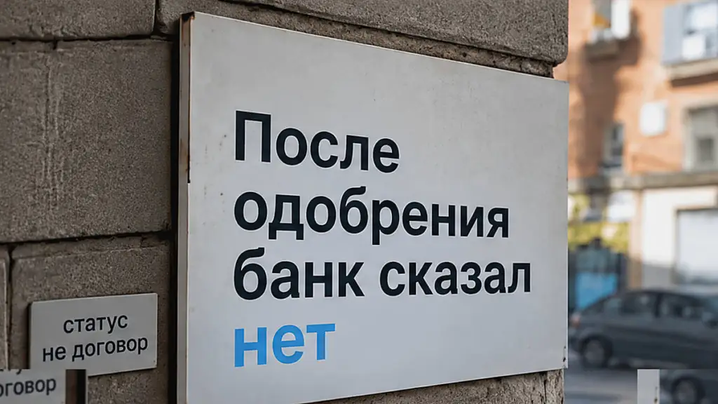 Банк отказывает в ипотеке на новостройке при уже одобренной заявке