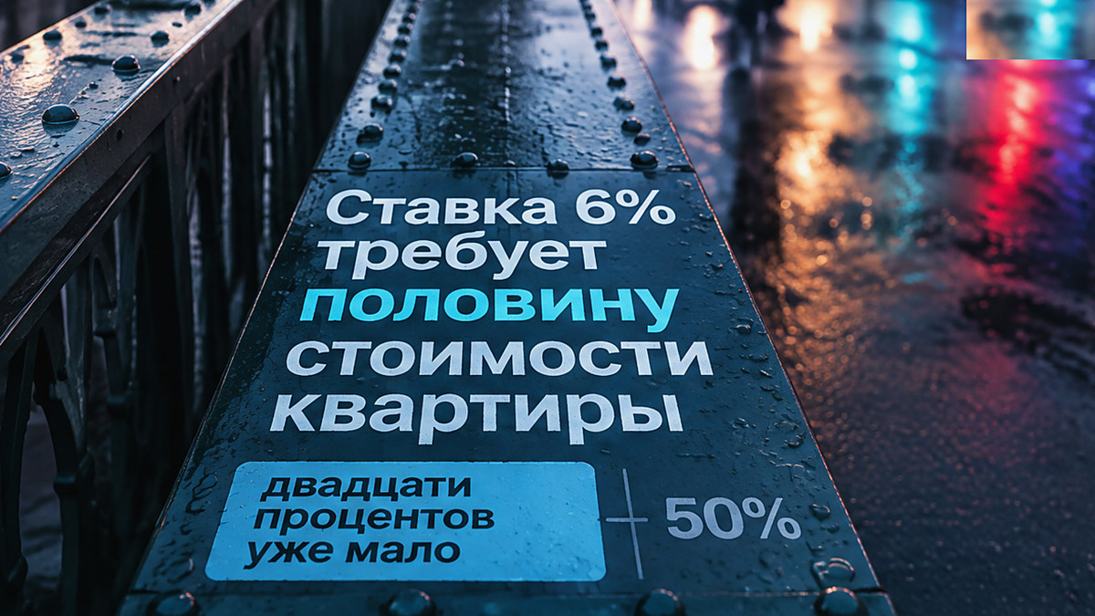 Взнос 20% по семейной ипотеке лишает семью льготной ставки 6%