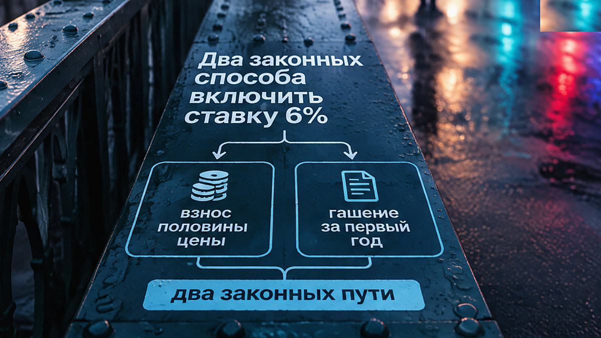 Два законных способа включить льготную ставку 6% по семейной ипотеке