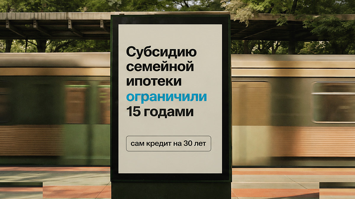 Семейная ипотека в Москве сокращает срок субсидии до 15 лет