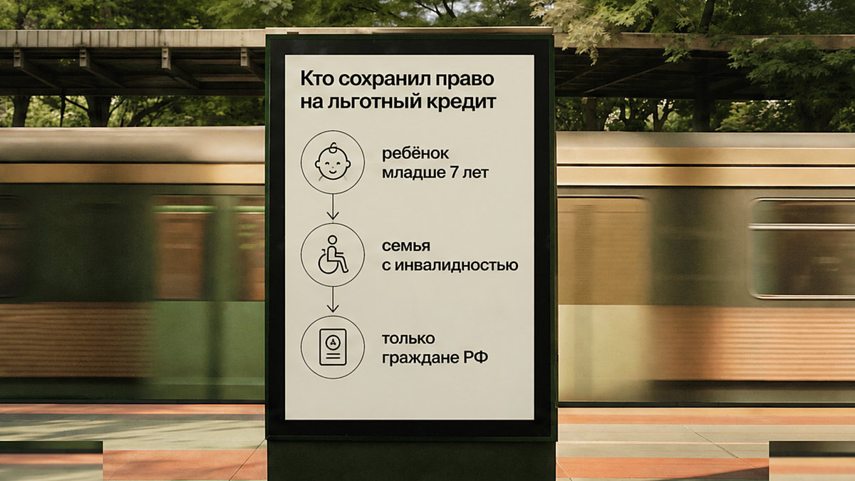 Схема: кто сохранил право на льготный семейный кредит
