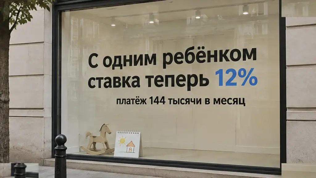 Семейная ипотека в Москве удваивает ставку семье с одним ребёнком