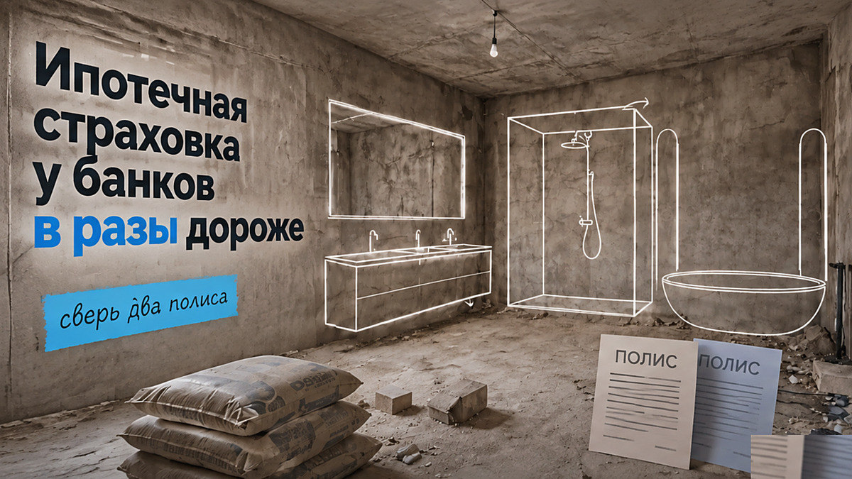 Страховка по ипотеке на новостройке у банков расходится в цене в разы