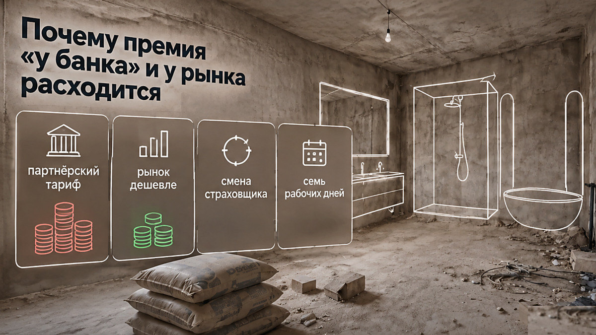 Сравнение: почему премия у банка и на рынке расходится
